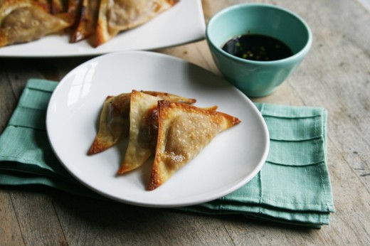 Chicken Teriyaki Wontons Recipe