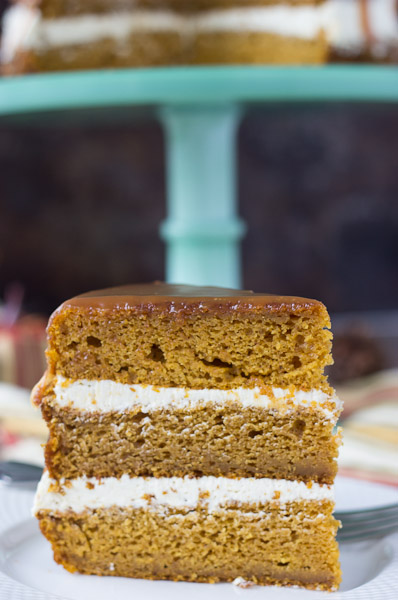 Naked Pumpkin Cake with Cinnamon Buttercream | FN Dish 